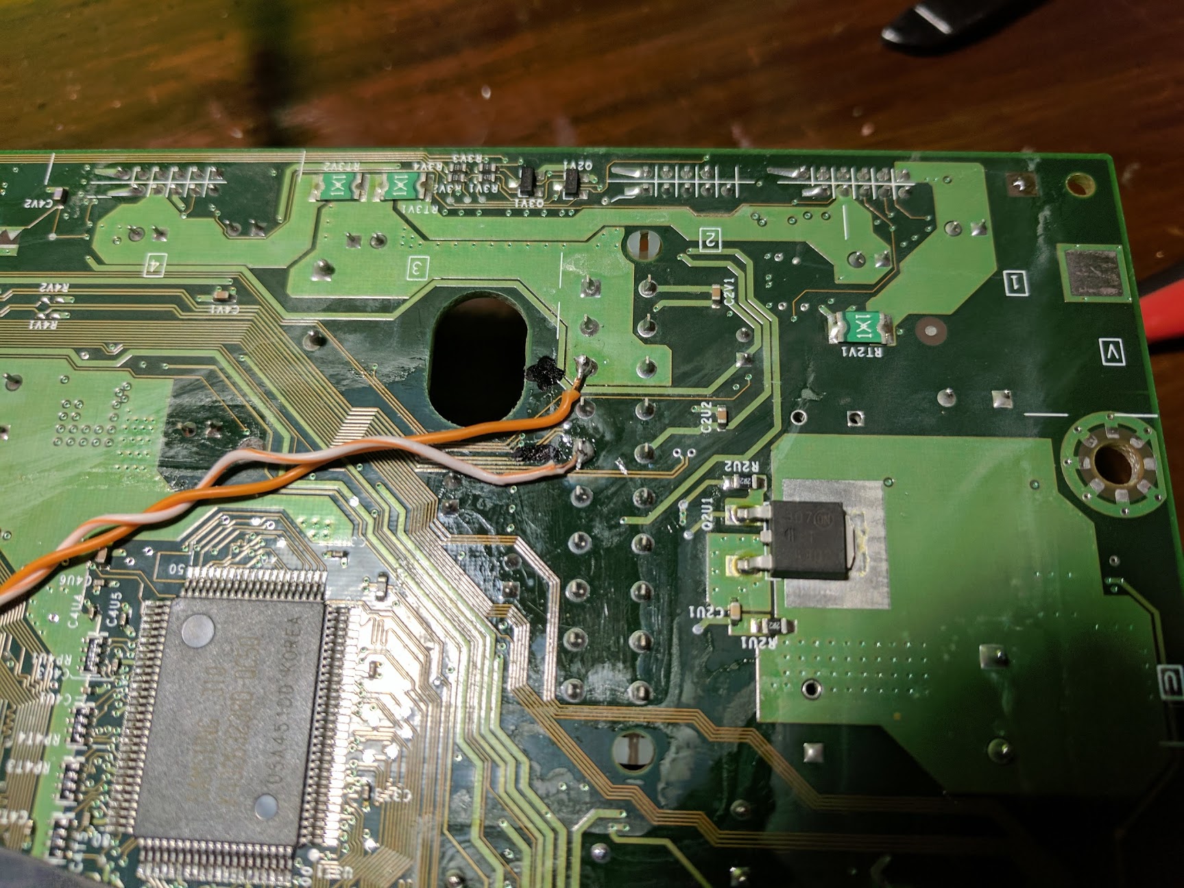 Xbox 5V solder points