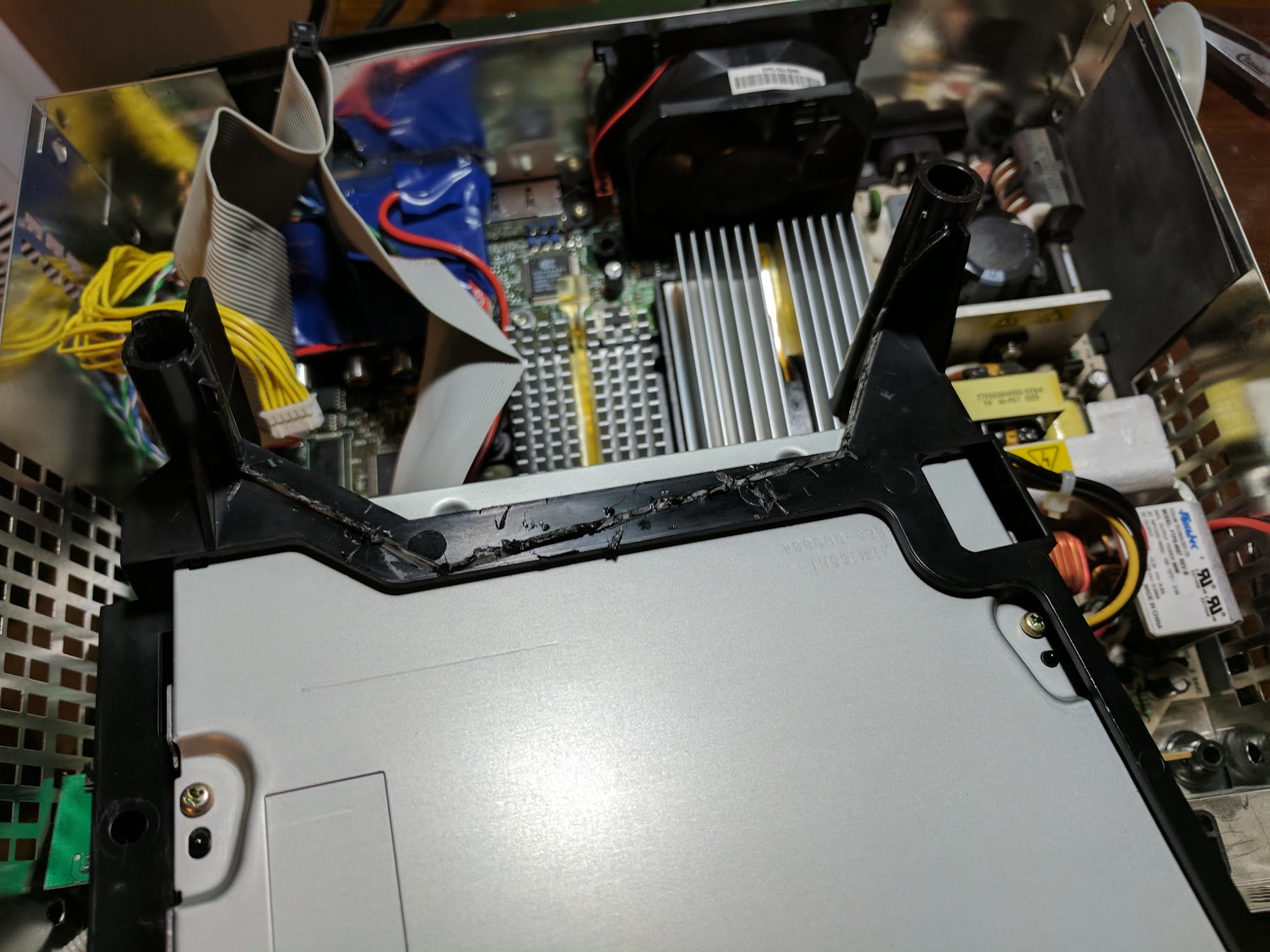 Xbox DVD drive tray