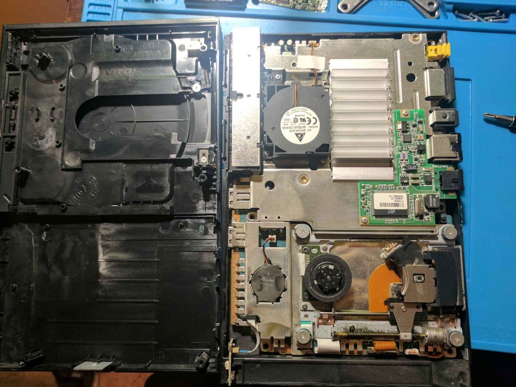Top cover removed