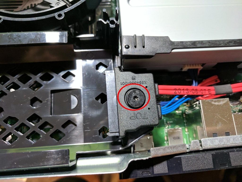 Disc drive removal