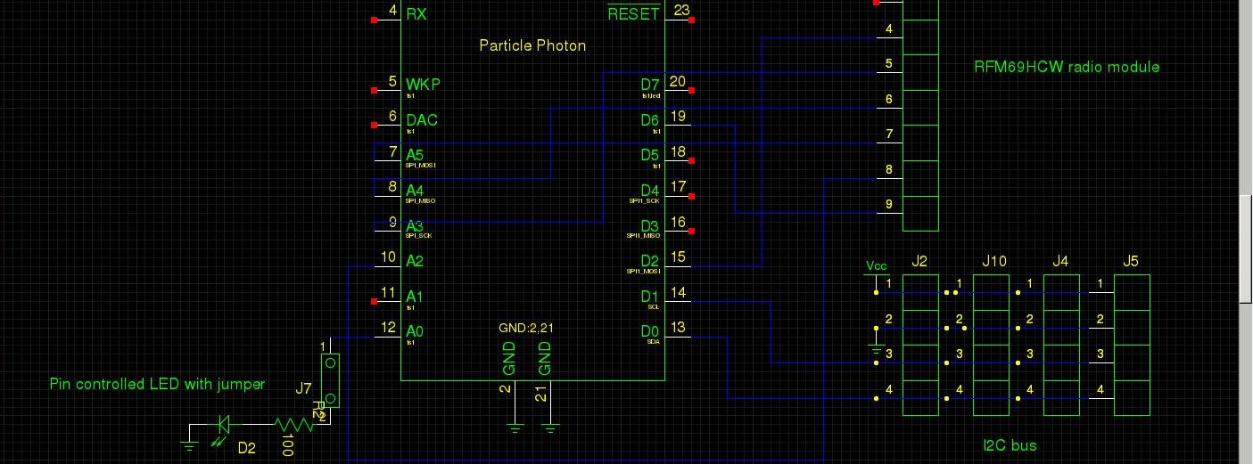 Particle Photon RFM69HCW schematic