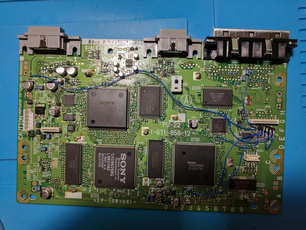 MM3 modchip installation pin 4