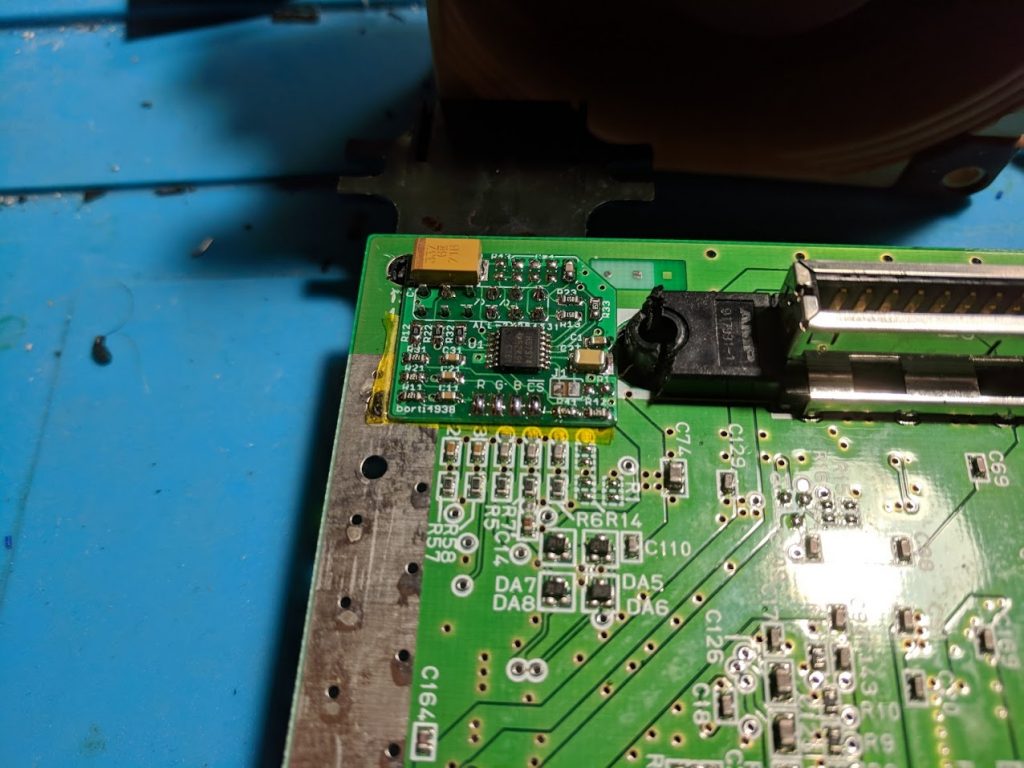 Nintendo 64 THS7374 amp board