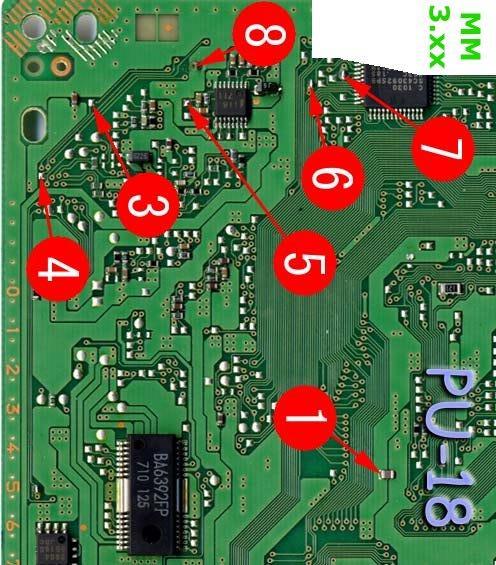 psx mm3 modchip install scph 5501