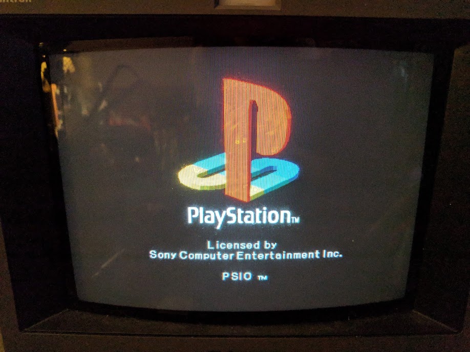 PSIO PlayStation logo screen