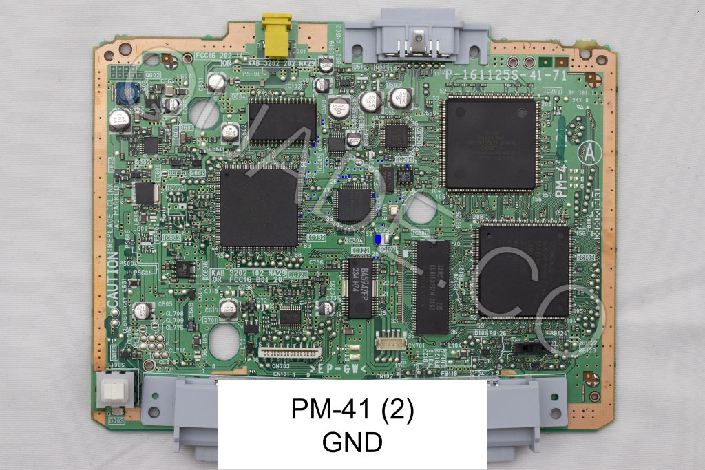PM-41 (2) GND point in blue