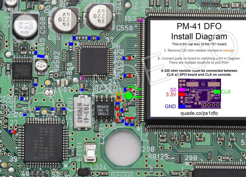 PM-41 DFO installation diagram (top)