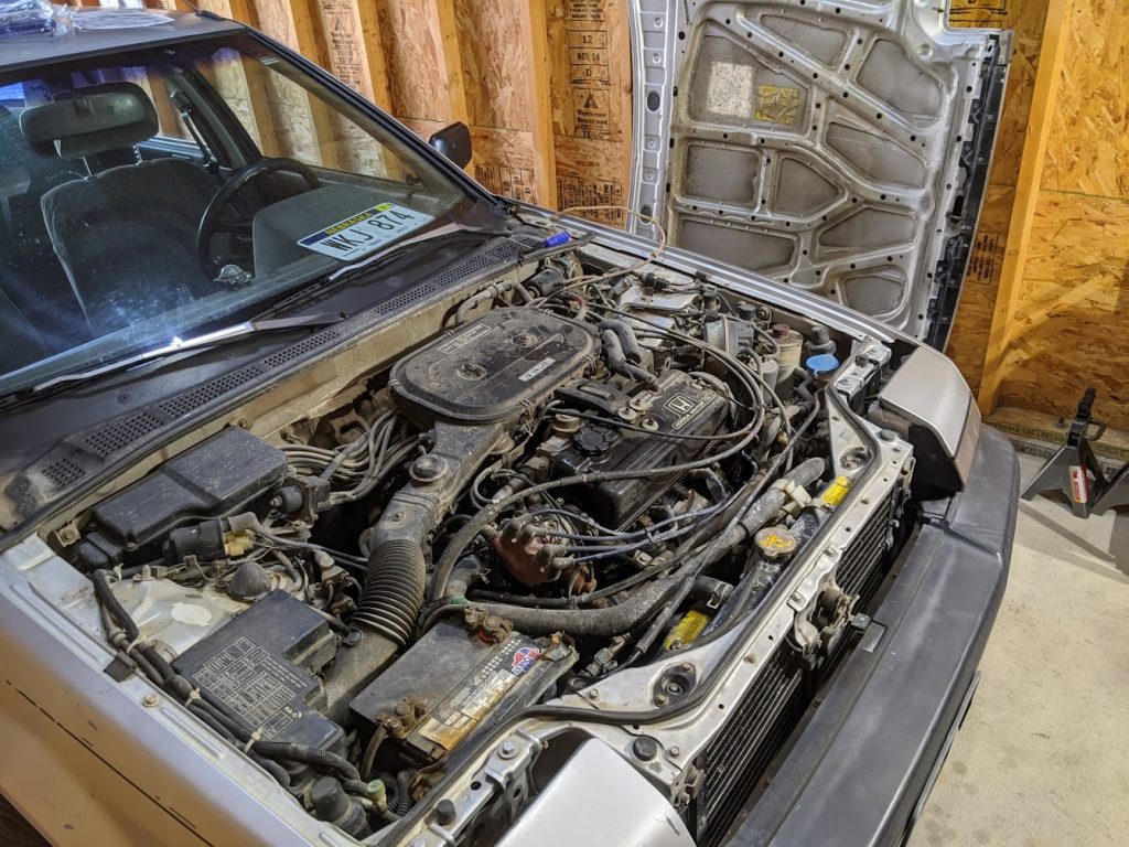 3rd generation Honda Accord engine bay