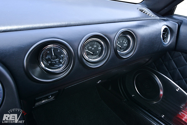 Miata passenger side gauges