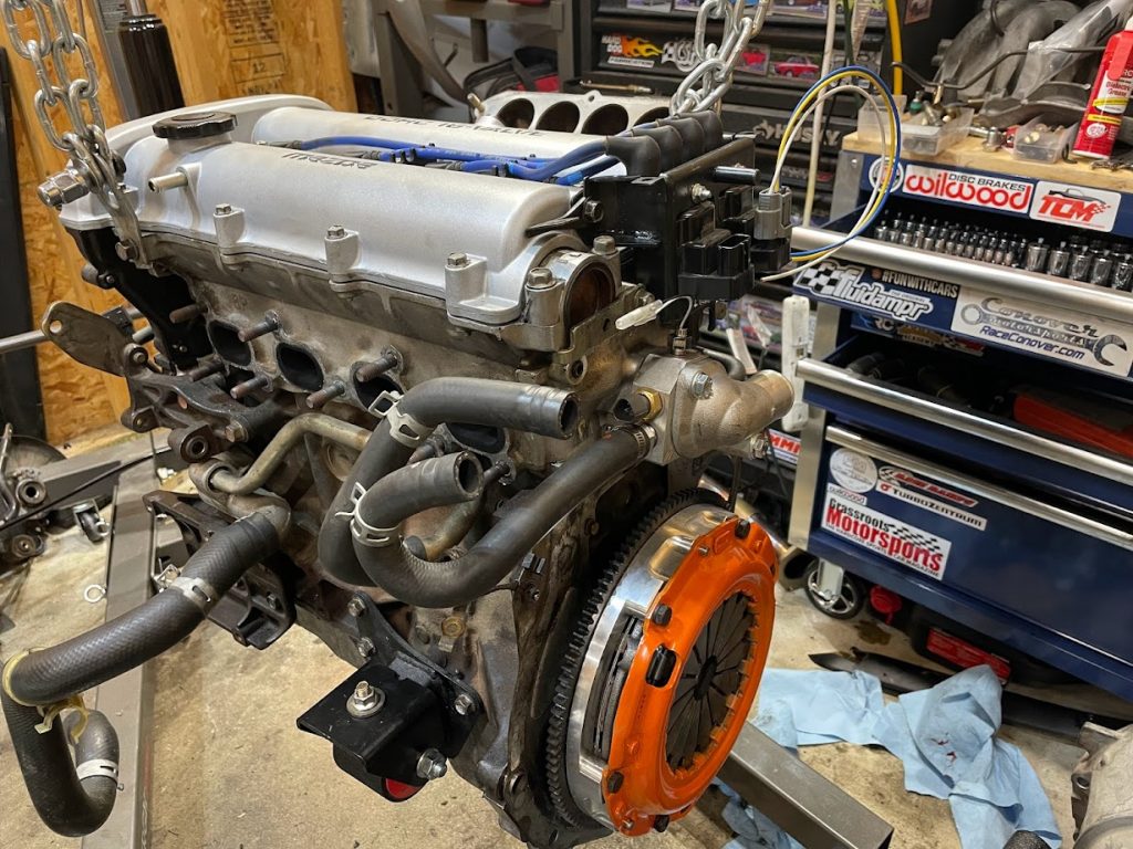January 2022: Engine out work