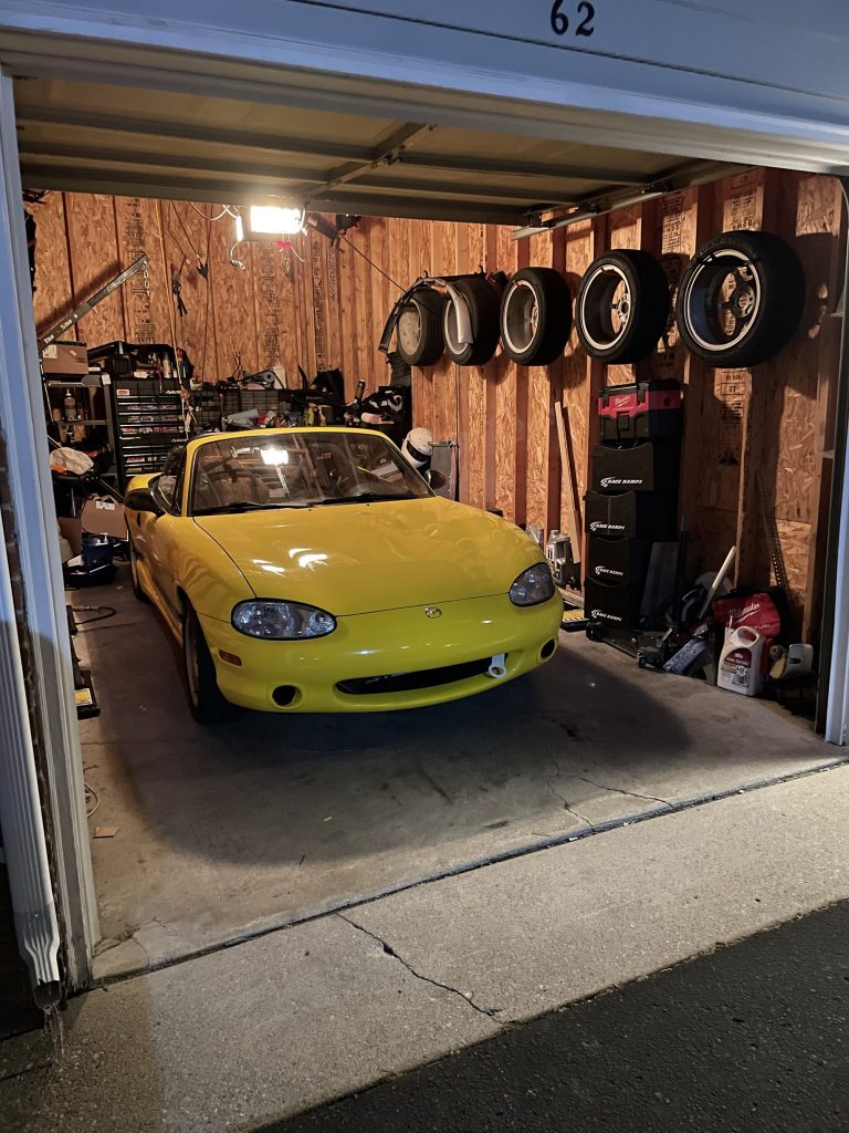 My NB Miata after one year of ownership 