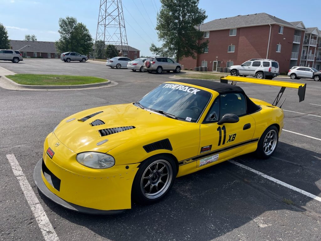 NB Miata, the last picture with the soft top - June 2023