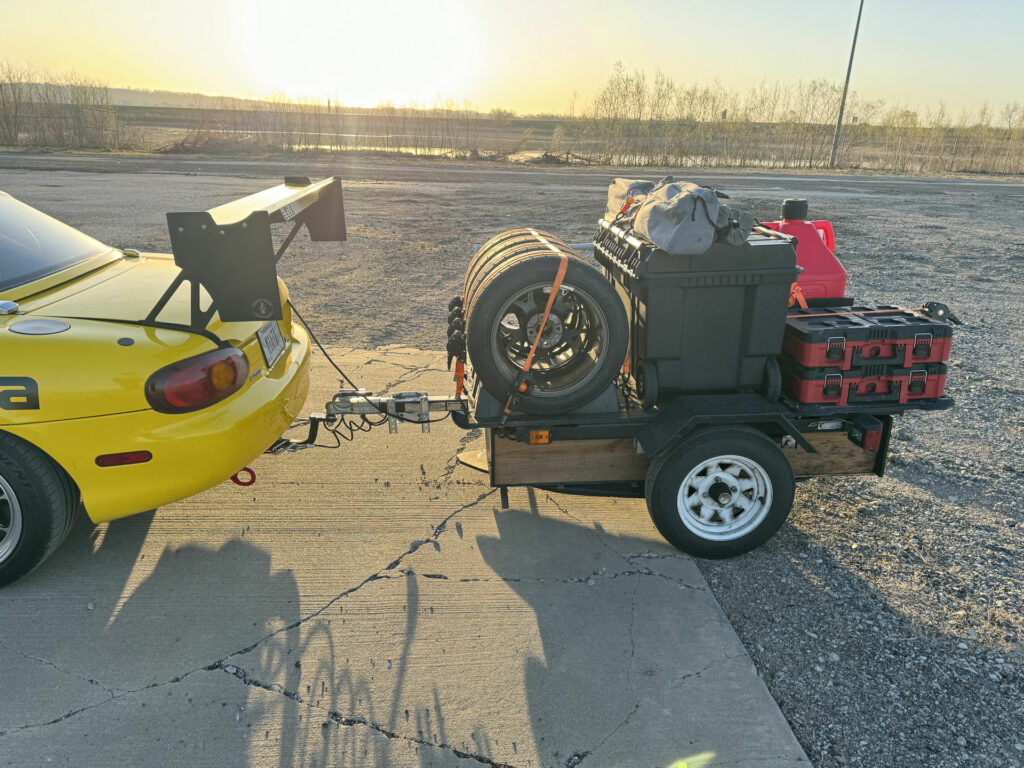 Miata tire trailer