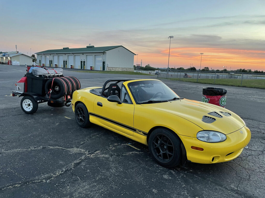 Tire trailer at Heartland Motorsports Park